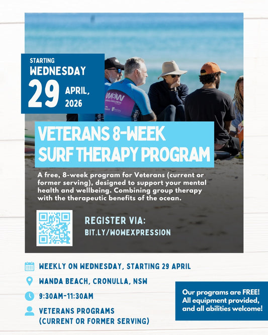 Support for Those Who Served: Veterans 8-Week Surf Therapy Program in Cronulla