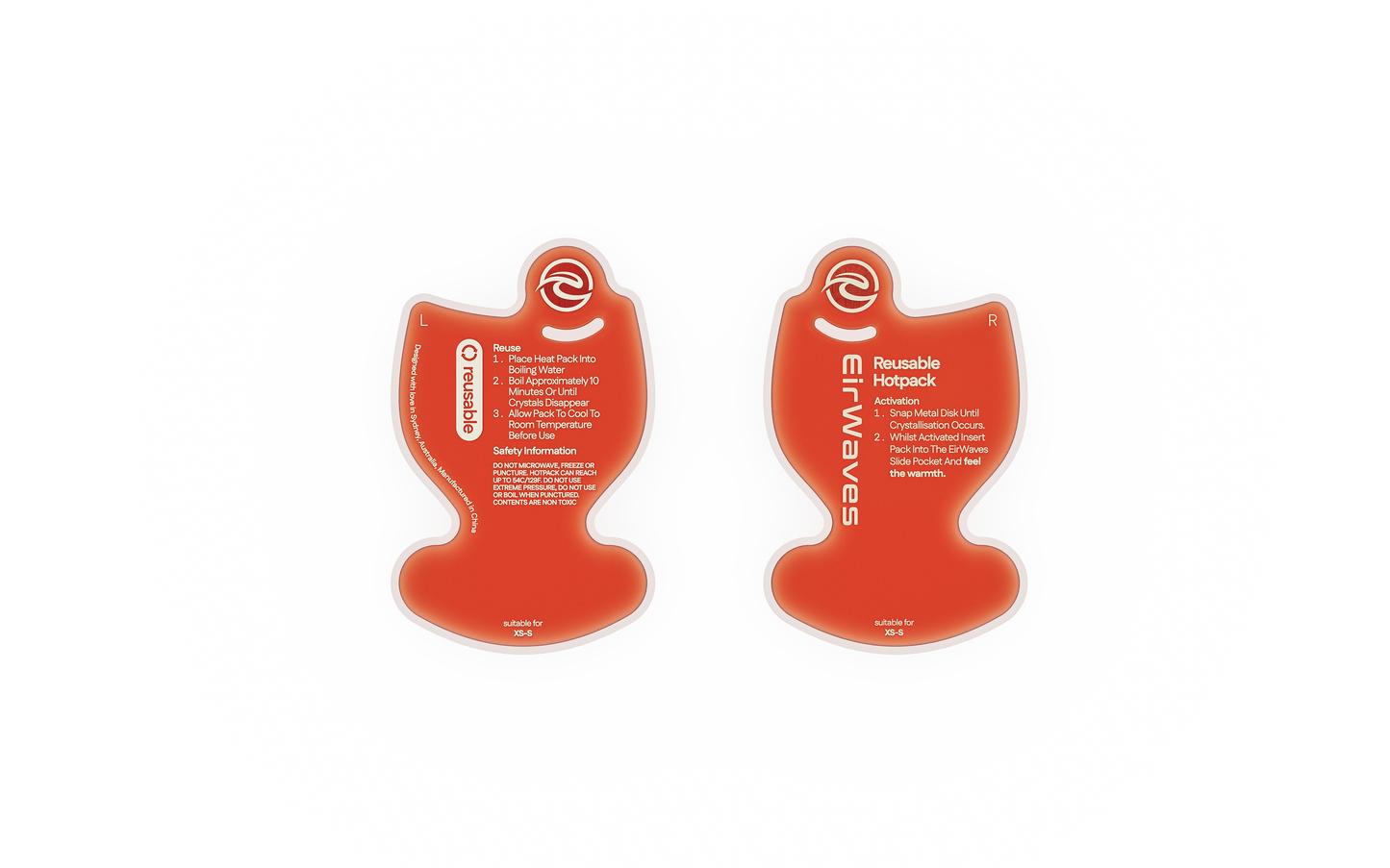Reuseable Hot Pack - Single Pair