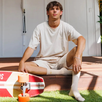 Socks - Beige & White Combo Pack