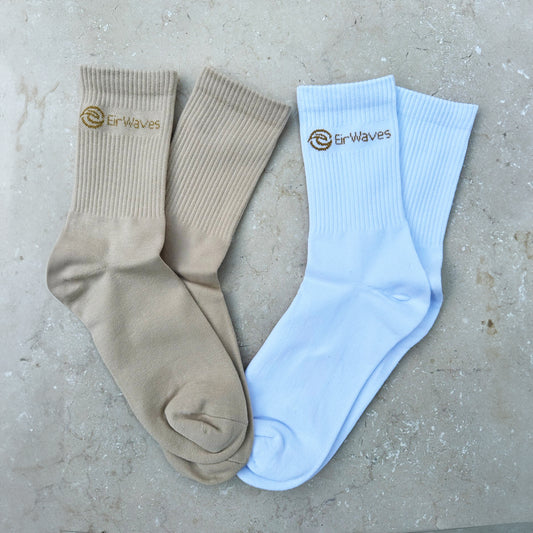Socks - Beige & White Combo Pack